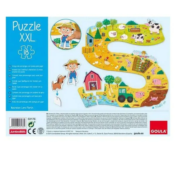 Паззл Ферма XXL Goula 53176 (17 pcs)