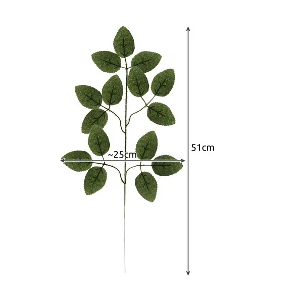 Mākslīgās lapas 47 cm - 12 gabalu komplekts Gardlov 22557