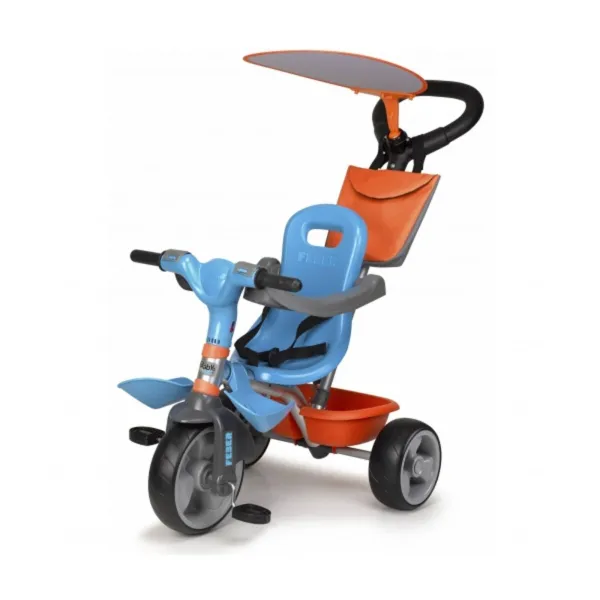 Трицикл Feber Baby Plus Music Синий Оранжевый