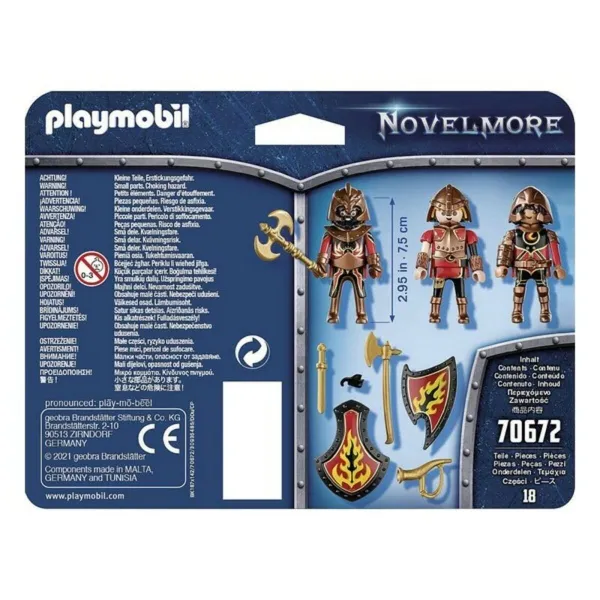 Набор фигур Novelmore Fire Knigths Playmobil 70672 (18 pcs)