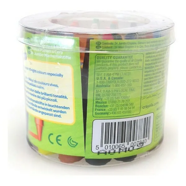 Krāsainie krītiņi Crayola 2.0784 Mazgājams (24 pcs)