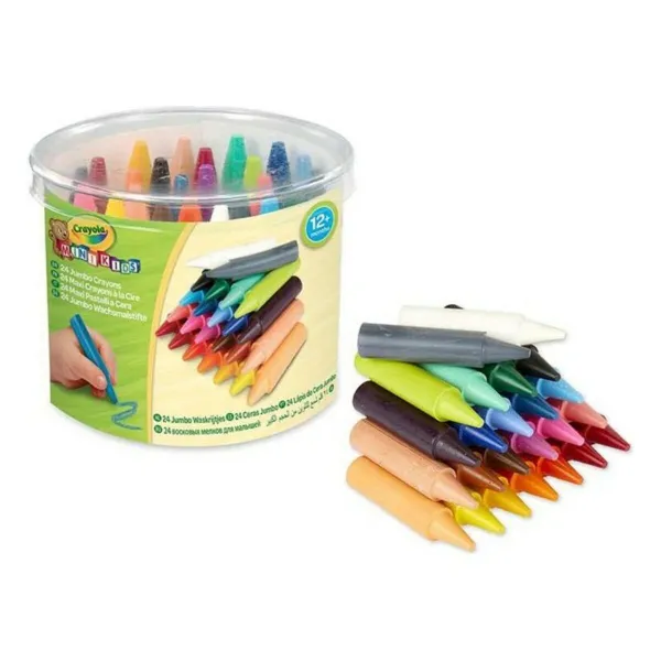 Krāsainie krītiņi Crayola 2.0784 Mazgājams (24 pcs)