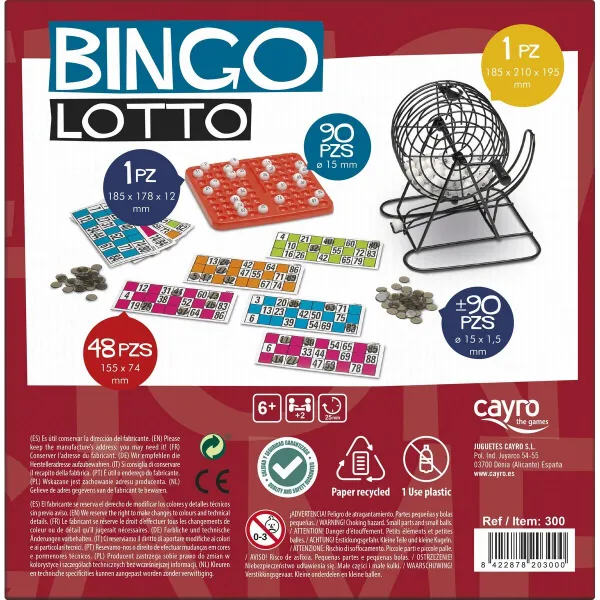 Bingo Cayro 300 (18,5 x 21 x 19,5 cm)