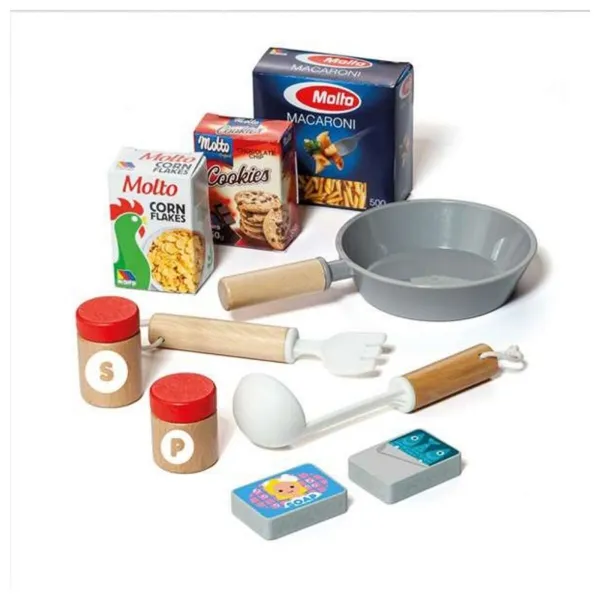 Rotaļlietu Virtuve Moltó 21293 Koks Sarkans (10 pcs)
