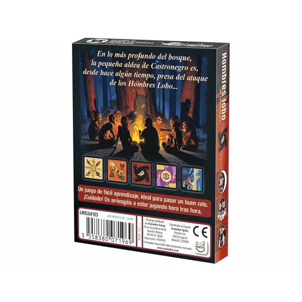 Edukacinis žaidimas Los Hombres Lobo de Castronegro Asmodee ASMWER01ES (ES)