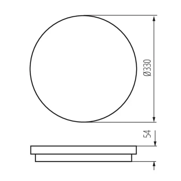 Ceiling-mounted LED light fitting STIVI LED