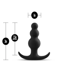Anal plug Blush Adventures Black (7,6 cm) (6,3 cm)