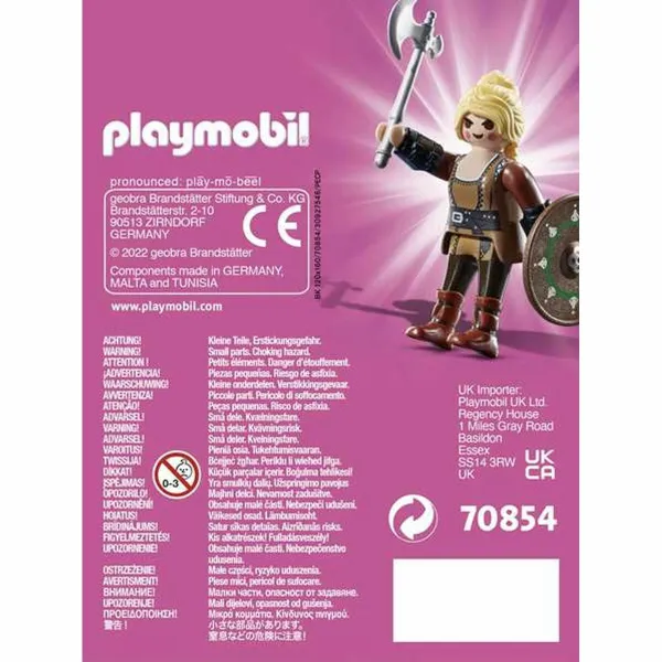 Figuuri, jossa liikkuvat raajat Playmobil Playmo-Friends 70854 Naisviikinki (5 pcs)