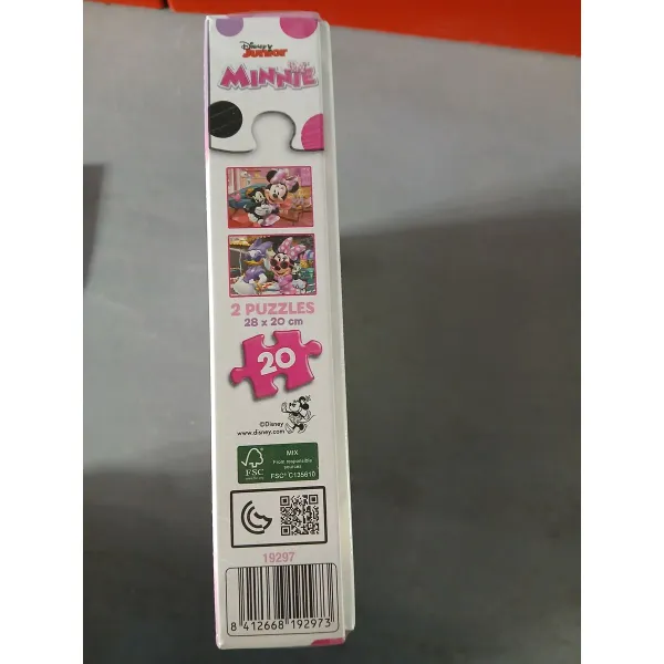 Puzle un domino komplekts Educa Minnie (2 x 20 pcs)