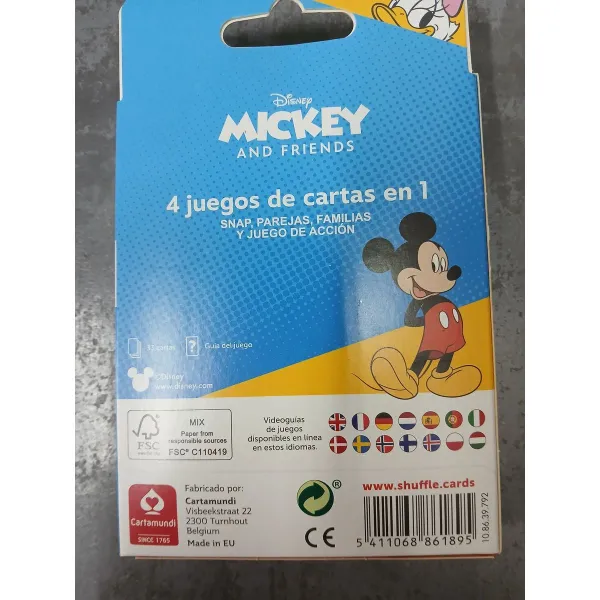 Korttipelit Fournier Mickey & Friends