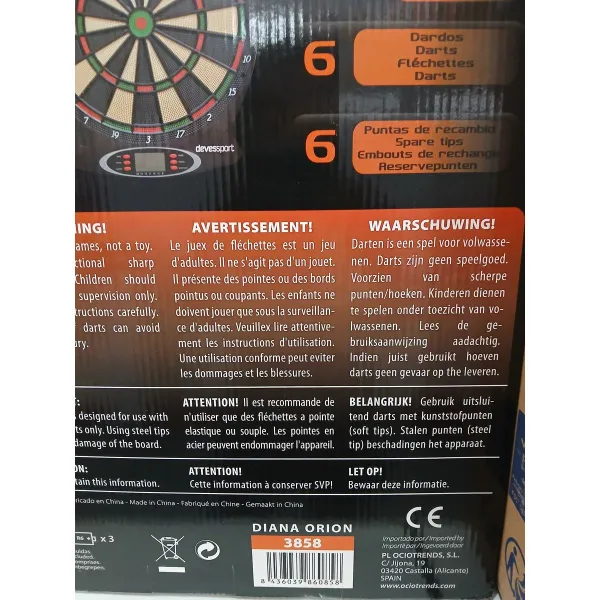 Elektronisks Šautriņu Dēlis 99-858