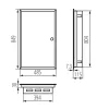 Metal distribution board KP-DB-I-MF