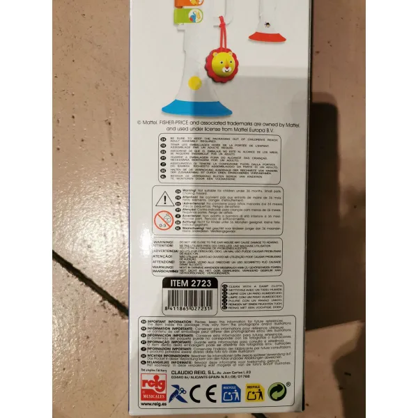 Труба Fisher-Price 30 cm Животные