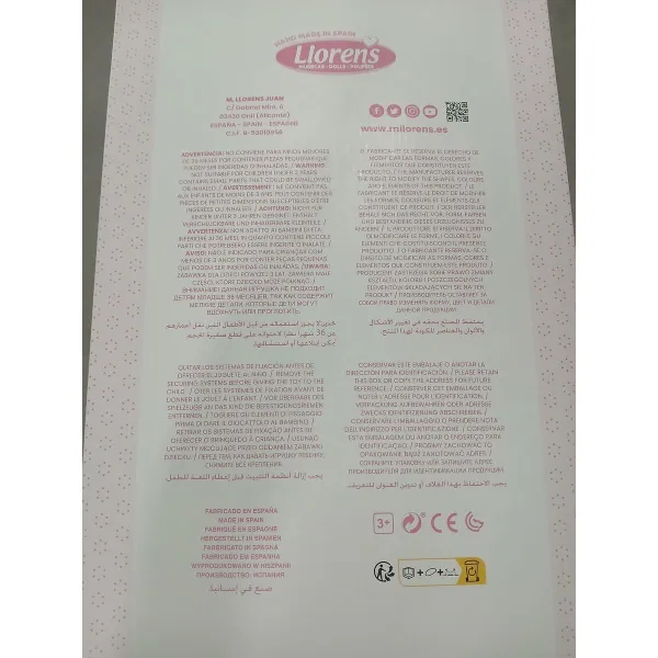 Beebinukk Llorens RN Mimi Smile 40 cm