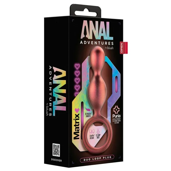 Anaalihelmet Blush Adventures Matrix Duo Loop Silikoni