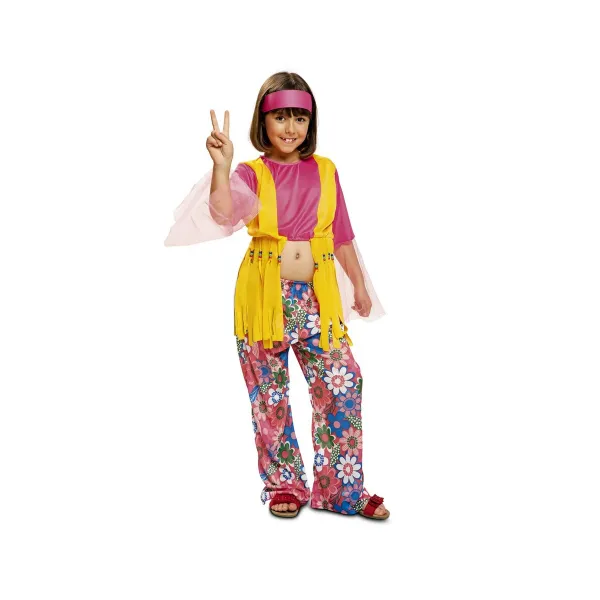 Маскарадные костюмы для детей My Other Me Flower Hippie 3-4 Years