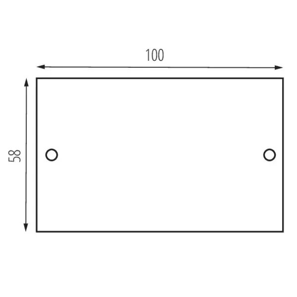 Accessory for electrical supply track systems TEAR N RC