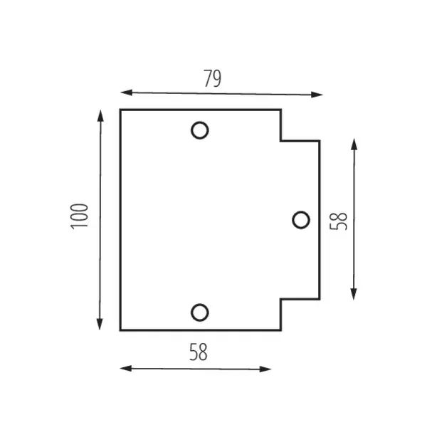 Accessory for electrical supply track systems TEAR N RC