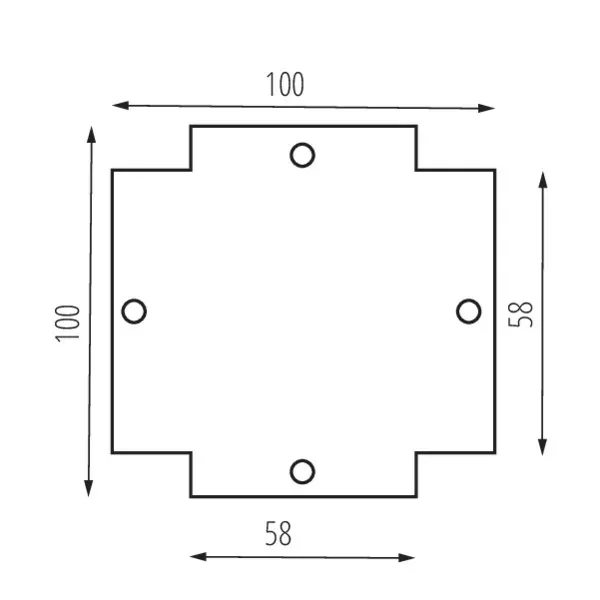 Accessory for electrical supply track systems TEAR N RC