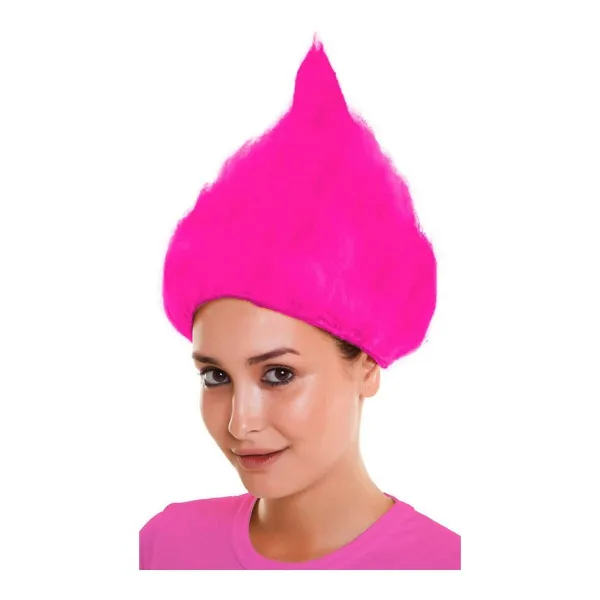Parūka My Other Me Fuksija Viens izmērs Trolls