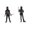 Lasten asut My Other Me Ninja 3-5 vuotta Musta (5 Kappaletta)
