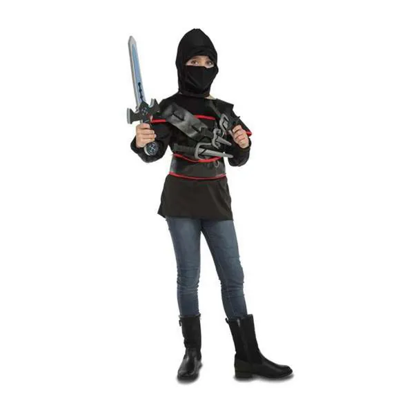Lasten asut My Other Me Ninja 3-5 vuotta Musta (5 Kappaletta)