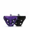 Strap-On Vibrator Tantus Lilac Black (3 pcs)