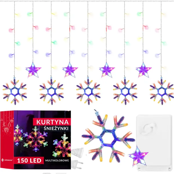 Ziemassvētku lampiņas Springos CL4137 150 Led