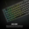 Spēļu Klaviatūra Corsair K55 CORE Melns