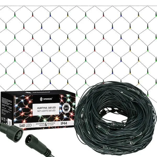Kalėdinės lemputės Springos CL4014 160 Led 2x2,6 m