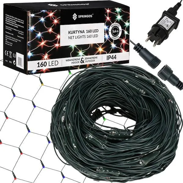 Рождественские гирлянды Springos CL4014 160 Led 2х2,6 м