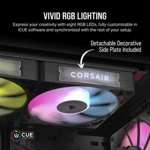 Box Ventilator Corsair CO-9051017-WW Ø 12 cm (1 Unit)