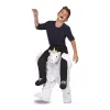 Costume for Children My Other Me Ride-On Unicorn 10-12 Years White