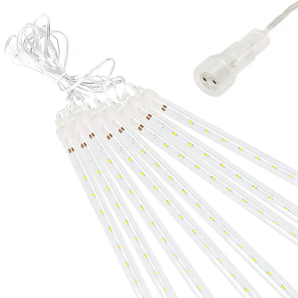 Meteoriittivaloketju Springos CL4140, 288 LED, kylmä valkoinen valo, IP44