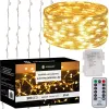 Jouluinen LED-valoverho Springos CL0183, 300 LEDiä, 3x3 m, lämmin valkoinen