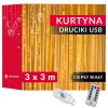 Christmas LED light curtain Springos CL0183, 300 LED, 3X3 m, warm white