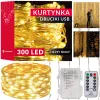 Ziemassvētku LED lampiņu aizkars Springos CL0183, 300 LED, 3X3 m, silti balts