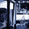 Световая штора Springos CL0184 300 LED гирлянда холодный белый свет для дома и улицы