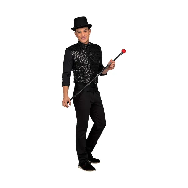 Svečana odjeća za odrasle My Other Me Showman Melns Veste M/L