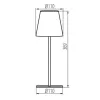 LED table lamp INITA LED IP54