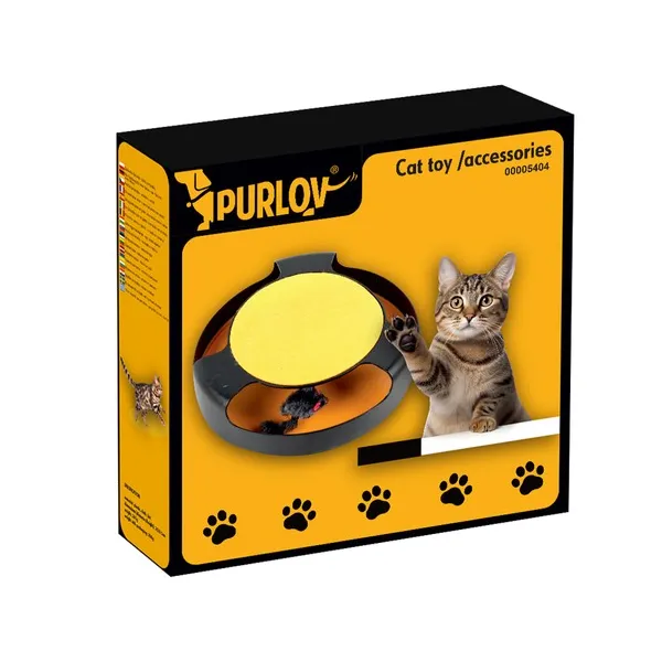 Игрушка для кота - колесо с мышкой.
