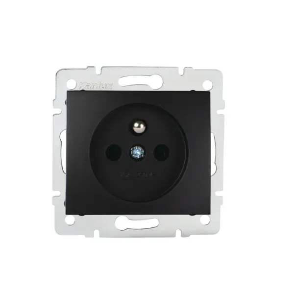 Type E single power socket DOMO