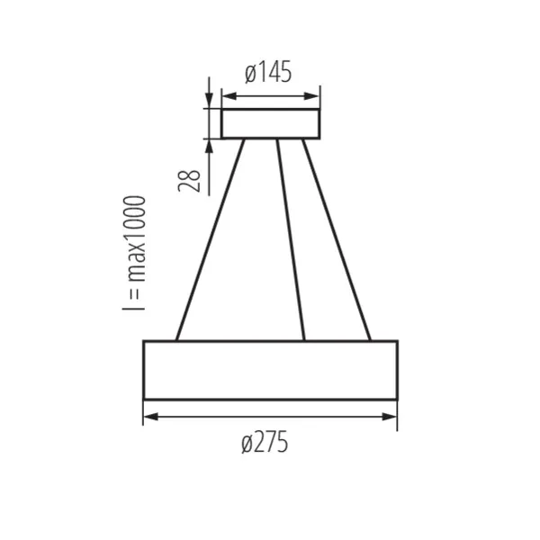 Pendant lamp JASMIN C