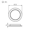 Downlight fitting TAVO LED