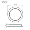 Downlight fitting TAVO LED