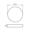 Accessory for downlight fittings TAVO FRAME