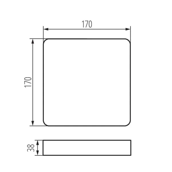 Accessory for downlight fittings TAVO FRAME