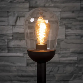 Garden light fitting with replaceable light source LIEGO