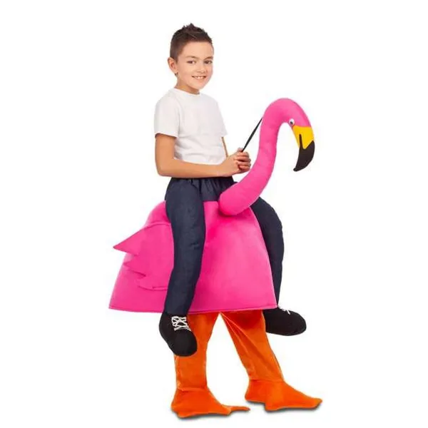 Kostiumas vaikams My Other Me Ride-On Rožinis flamingas 3-6 metų