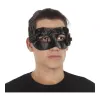Acu maska Steampunk Melns